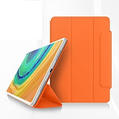 Handytasche Stand Schutzhülle Flip Leder Hülle für Huawei MatePad Pro Orange