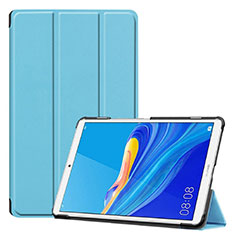 Handytasche Stand Schutzhülle Flip Leder Hülle für Huawei MediaPad M6 8.4 Hellblau