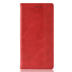 Handytasche Stand Schutzhülle Flip Leder Hülle für Huawei P Smart (2020) Rot