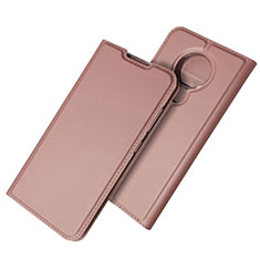 Handytasche Stand Schutzhülle Flip Leder Hülle für Nokia 6.2 Rosegold