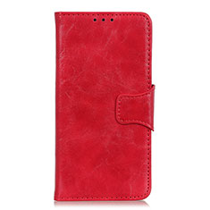 Handytasche Stand Schutzhülle Flip Leder Hülle für Nokia C1 Rot