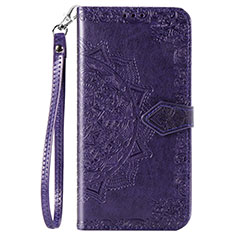 Handytasche Stand Schutzhülle Flip Leder Hülle für Samsung Galaxy A51 5G Violett