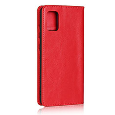 Handytasche Stand Schutzhülle Flip Leder Hülle für Samsung Galaxy M40S Rot