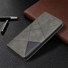 Handytasche Stand Schutzhülle Flip Leder Hülle für Samsung Galaxy S20 Lite 5G Grau
