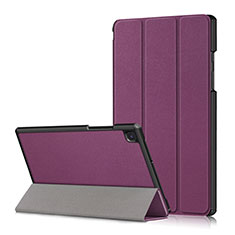 Handytasche Stand Schutzhülle Flip Leder Hülle für Samsung Galaxy Tab A7 4G 10.4 SM-T505 Violett