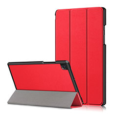 Handytasche Stand Schutzhülle Flip Leder Hülle für Samsung Galaxy Tab A7 Wi-Fi 10.4 SM-T500 Rot