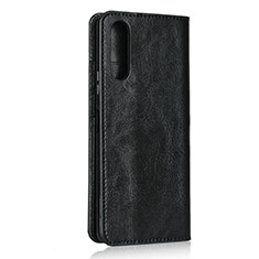Handytasche Stand Schutzhülle Flip Leder Hülle für Sony Xperia 10 II Schwarz
