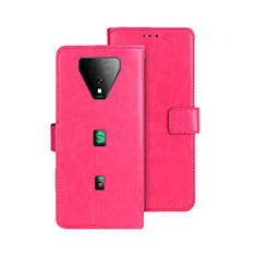 Handytasche Stand Schutzhülle Flip Leder Hülle für Xiaomi Black Shark 3 Pink