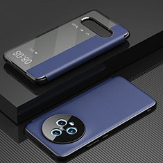 Handytasche Stand Schutzhülle Flip Leder Hülle GS1 für Huawei Honor Magic5 5G Blau