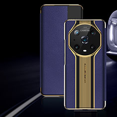 Handytasche Stand Schutzhülle Flip Leder Hülle GS2 für Huawei Honor Magic4 Pro 5G Blau
