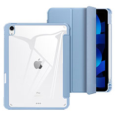 Handytasche Stand Schutzhülle Flip Leder Hülle H02 für Apple iPad Air 4 10.9 (2020) Blau