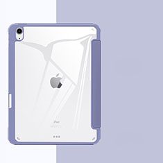 Handytasche Stand Schutzhülle Flip Leder Hülle H02 für Apple iPad Air 4 10.9 (2020) Lavendel Grau