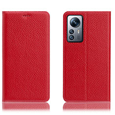 Handytasche Stand Schutzhülle Flip Leder Hülle H02P für Xiaomi Mi 12 Pro 5G Rot