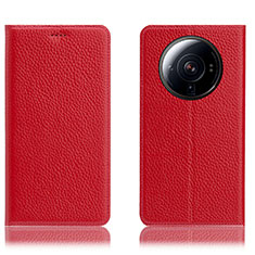 Handytasche Stand Schutzhülle Flip Leder Hülle H02P für Xiaomi Mi 12 Ultra 5G Rot