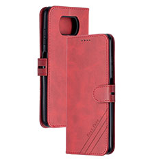 Handytasche Stand Schutzhülle Flip Leder Hülle H02X für Xiaomi Poco X3 NFC Rot