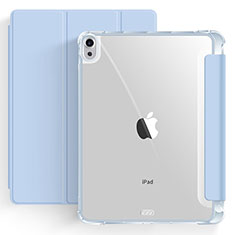 Handytasche Stand Schutzhülle Flip Leder Hülle H03 für Apple iPad Air 4 10.9 (2020) Blau