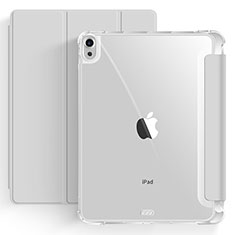 Handytasche Stand Schutzhülle Flip Leder Hülle H03 für Apple iPad Air 4 10.9 (2020) Grau