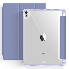 Handytasche Stand Schutzhülle Flip Leder Hülle H03 für Apple iPad Air 4 10.9 (2020) Lavendel Grau
