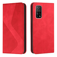 Handytasche Stand Schutzhülle Flip Leder Hülle H03X für Xiaomi Mi 10T Pro 5G Rot