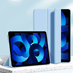 Handytasche Stand Schutzhülle Flip Leder Hülle H04 für Apple iPad Air 4 10.9 (2020) Blau