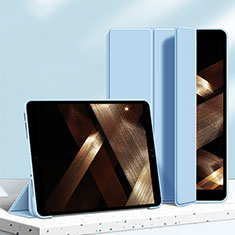 Handytasche Stand Schutzhülle Flip Leder Hülle H04 für Apple iPad Mini 4 Blau