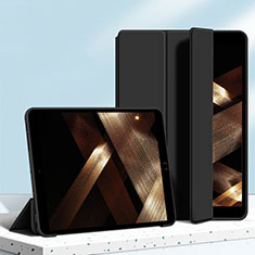 Handytasche Stand Schutzhülle Flip Leder Hülle H04 für Apple iPad Mini 4 Schwarz