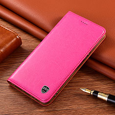 Handytasche Stand Schutzhülle Flip Leder Hülle H04P für Motorola Moto G30 Pink