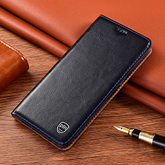 Handytasche Stand Schutzhülle Flip Leder Hülle H04P für Samsung Galaxy Note 10 5G Blau