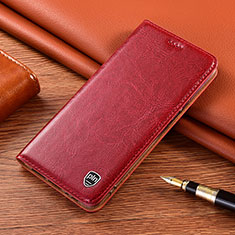 Handytasche Stand Schutzhülle Flip Leder Hülle H04P für Samsung Galaxy Note 10 Plus 5G Rot