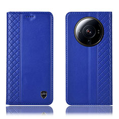 Handytasche Stand Schutzhülle Flip Leder Hülle H04P für Xiaomi Mi 12S Ultra 5G Blau