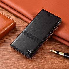 Handytasche Stand Schutzhülle Flip Leder Hülle H05P für Xiaomi Mi Note 10 Lite Schwarz