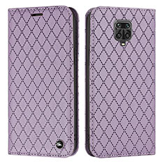 Handytasche Stand Schutzhülle Flip Leder Hülle H05X für Xiaomi Redmi Note 9 Pro Violett