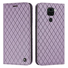 Handytasche Stand Schutzhülle Flip Leder Hülle H05X für Xiaomi Redmi Note 9 Violett