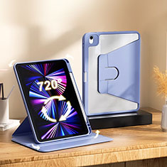 Handytasche Stand Schutzhülle Flip Leder Hülle H06 für Apple iPad Air 4 10.9 (2020) Lavendel Grau