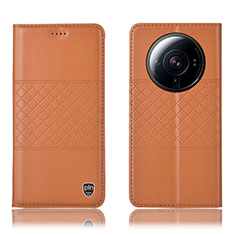 Handytasche Stand Schutzhülle Flip Leder Hülle H10P für Xiaomi Mi 12 Ultra 5G Orange