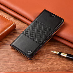 Handytasche Stand Schutzhülle Flip Leder Hülle H11P für Sony Xperia 10 Schwarz