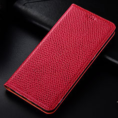 Handytasche Stand Schutzhülle Flip Leder Hülle H15P für Samsung Galaxy A9 Star Lite Rot