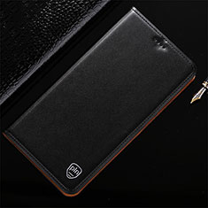 Handytasche Stand Schutzhülle Flip Leder Hülle H21P für Xiaomi Poco F3 5G Schwarz