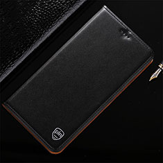 Handytasche Stand Schutzhülle Flip Leder Hülle H21P für Xiaomi Redmi 9C Schwarz
