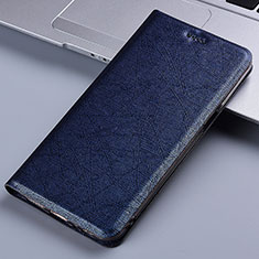 Handytasche Stand Schutzhülle Flip Leder Hülle H22P für Samsung Galaxy A02s Blau