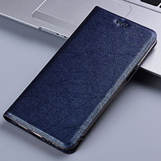 Handytasche Stand Schutzhülle Flip Leder Hülle H22P für Samsung Galaxy A71 5G Blau