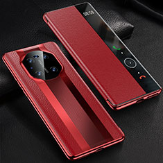 Handytasche Stand Schutzhülle Flip Leder Hülle K01 für Huawei Mate 40 Pro Rot