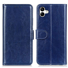 Handytasche Stand Schutzhülle Flip Leder Hülle K01Z für Samsung Galaxy A04E Blau