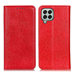 Handytasche Stand Schutzhülle Flip Leder Hülle K01Z für Samsung Galaxy M33 5G Rot