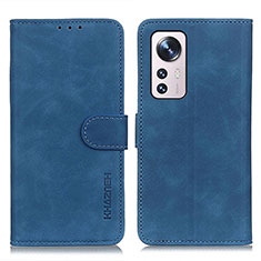 Handytasche Stand Schutzhülle Flip Leder Hülle K01Z für Xiaomi Mi 12X 5G Blau