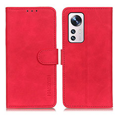 Handytasche Stand Schutzhülle Flip Leder Hülle K01Z für Xiaomi Mi 12X 5G Rot