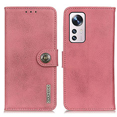 Handytasche Stand Schutzhülle Flip Leder Hülle K02Z für Xiaomi Mi 12S 5G Rosa