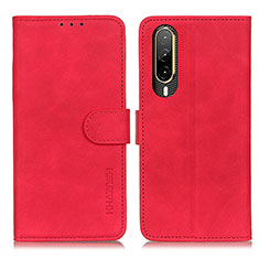 Handytasche Stand Schutzhülle Flip Leder Hülle K03Z für HTC Desire 22 Pro 5G Rot