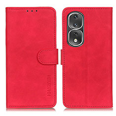 Handytasche Stand Schutzhülle Flip Leder Hülle K03Z für Huawei Honor 80 Pro 5G Rot