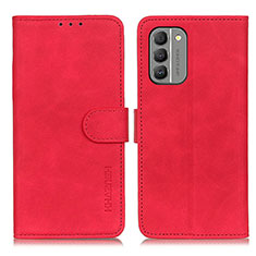 Handytasche Stand Schutzhülle Flip Leder Hülle K03Z für Nokia G400 5G Rot